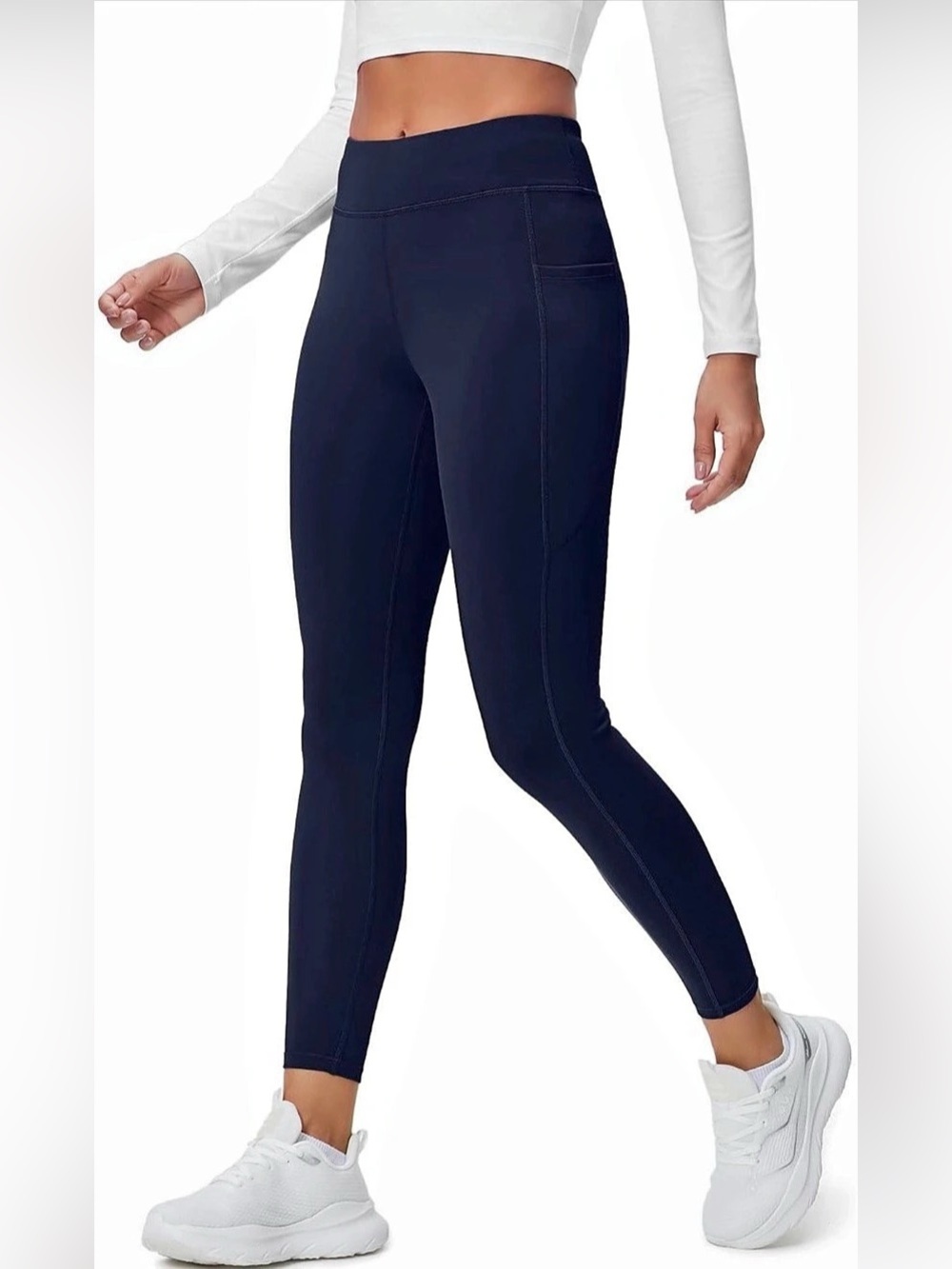 Stelle Women’s High-Waisted Fleece-Lined Leggings
